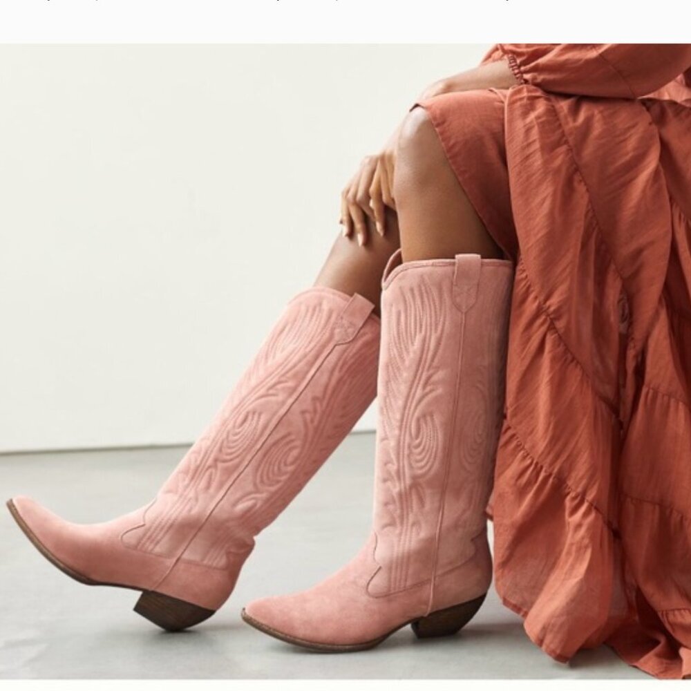 Jeffrey Campbell Pink Heeled Boots